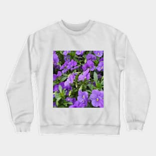 Purple flowers Crewneck Sweatshirt